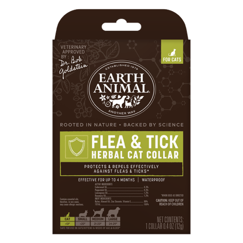 Earth Animal Cat Flea & Tick Collar