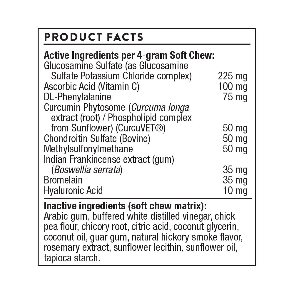 ThorneVet Joint Support Chews 120ct