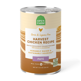 Open Farm Canned Harvest Chicken Recipe Pate 12.5oz