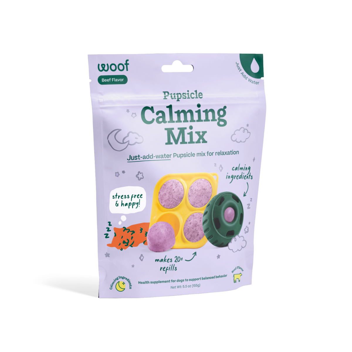 Woof Pupsicle Treat Mix Calming 5.5oz
