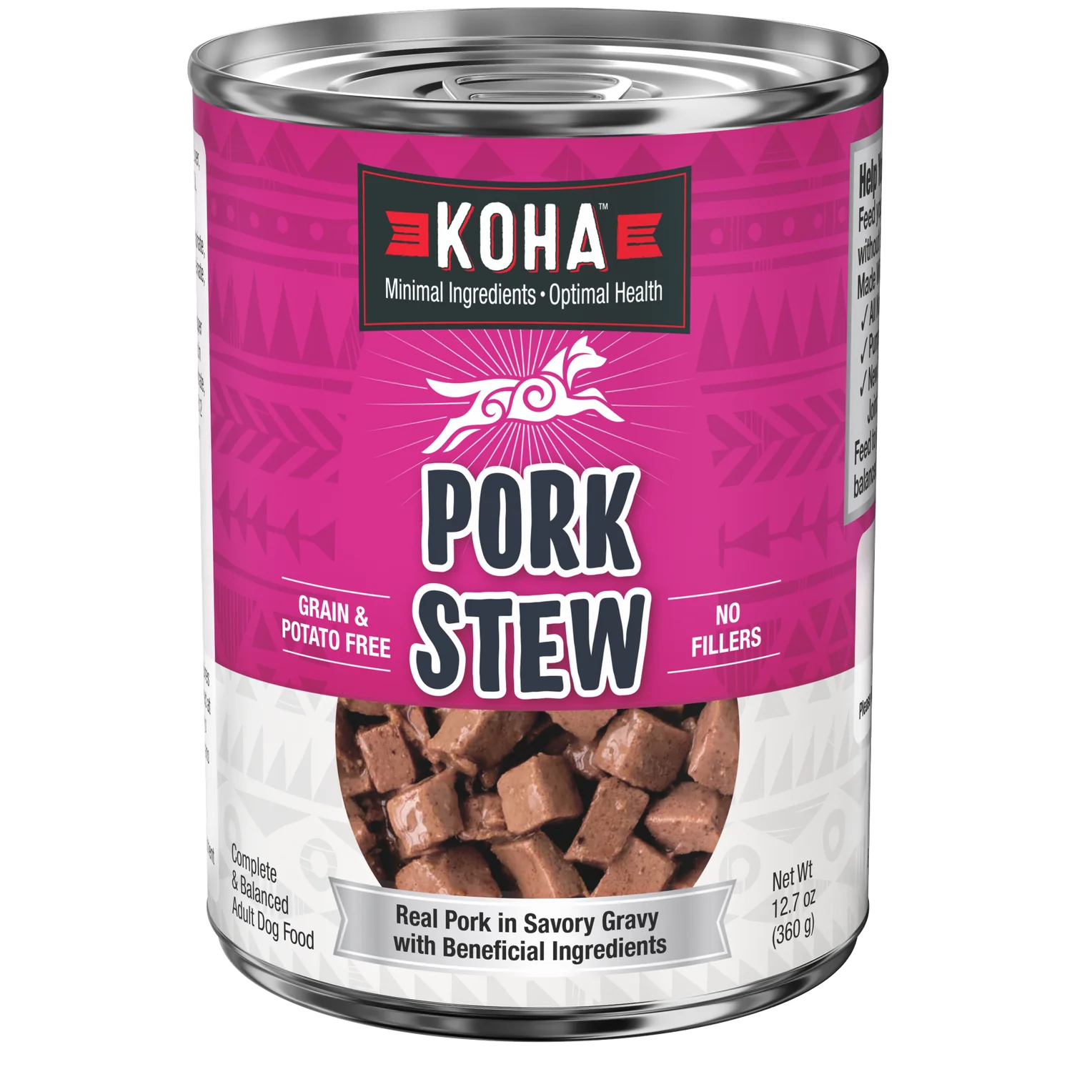 Koha Canned Dog Food Pork Stew 12oz