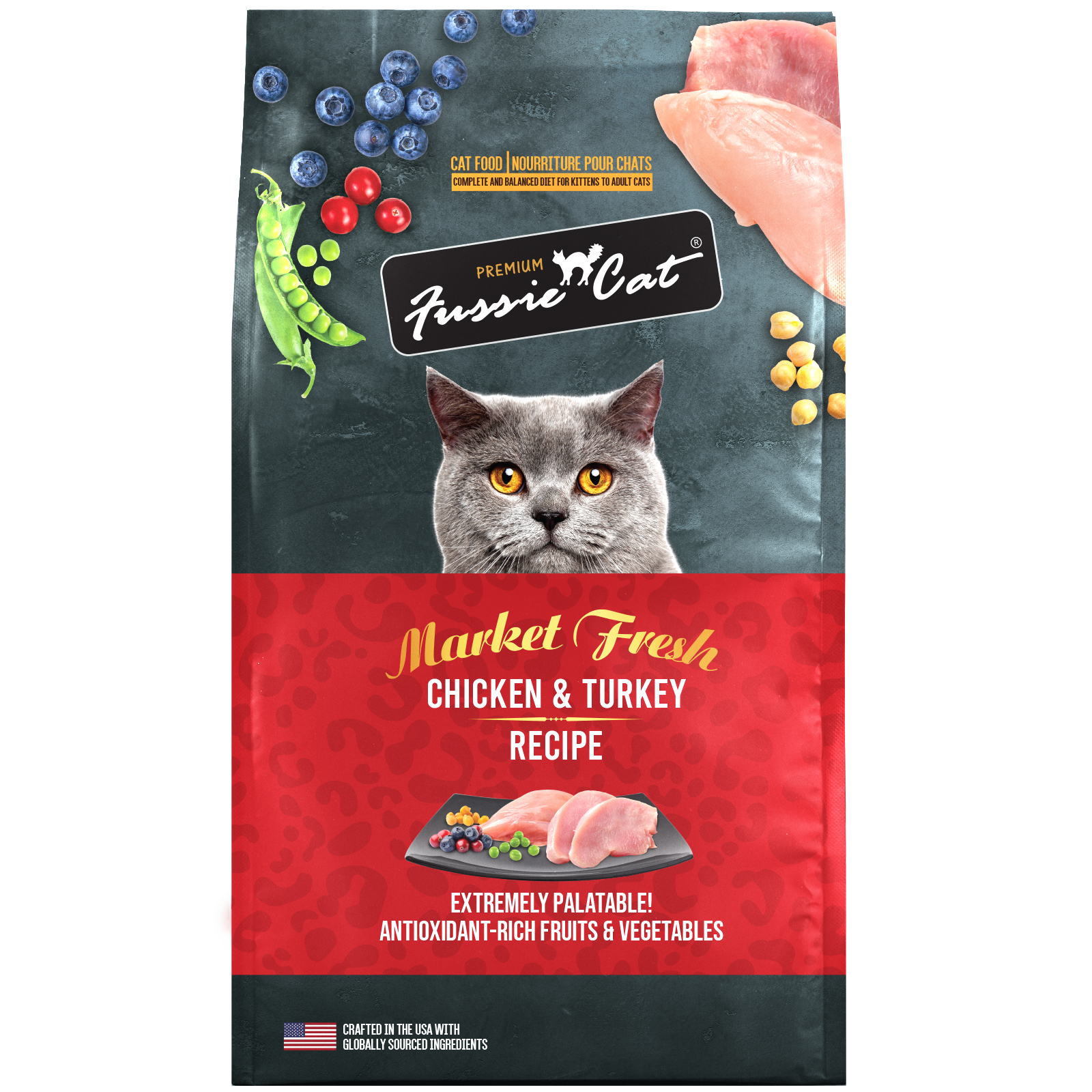 Fussie Cat Chicken & Turkey Dry Food