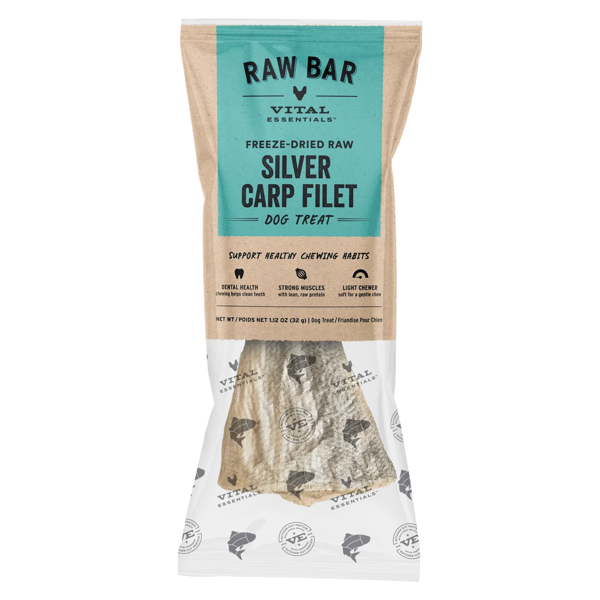 Vital Essentials Freeze Dried Silver Carp Filet 1.12oz