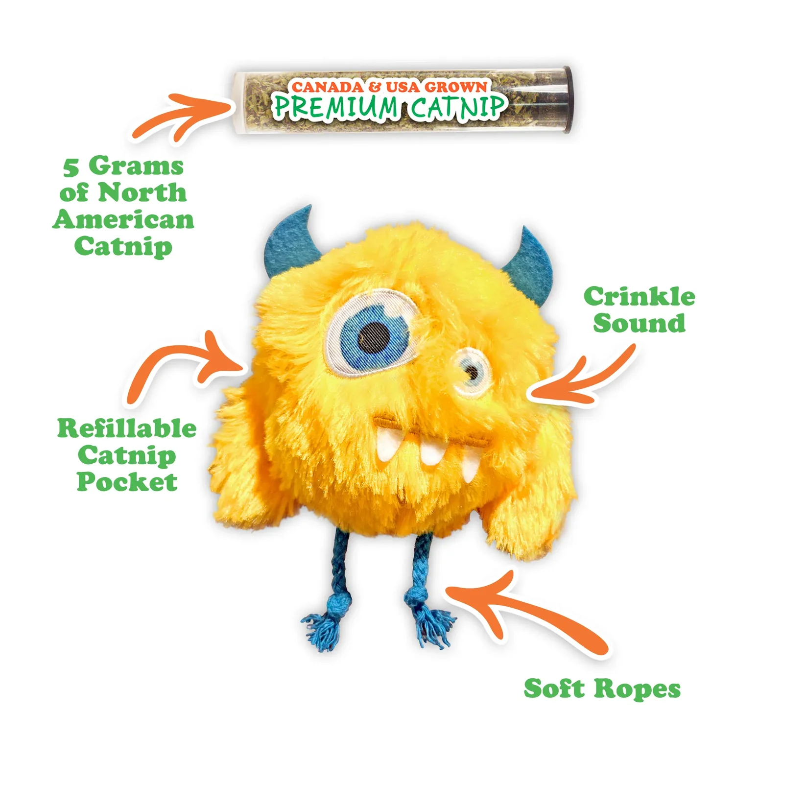 Meowijuana Get Silly Fiend Refillable Cat Toy