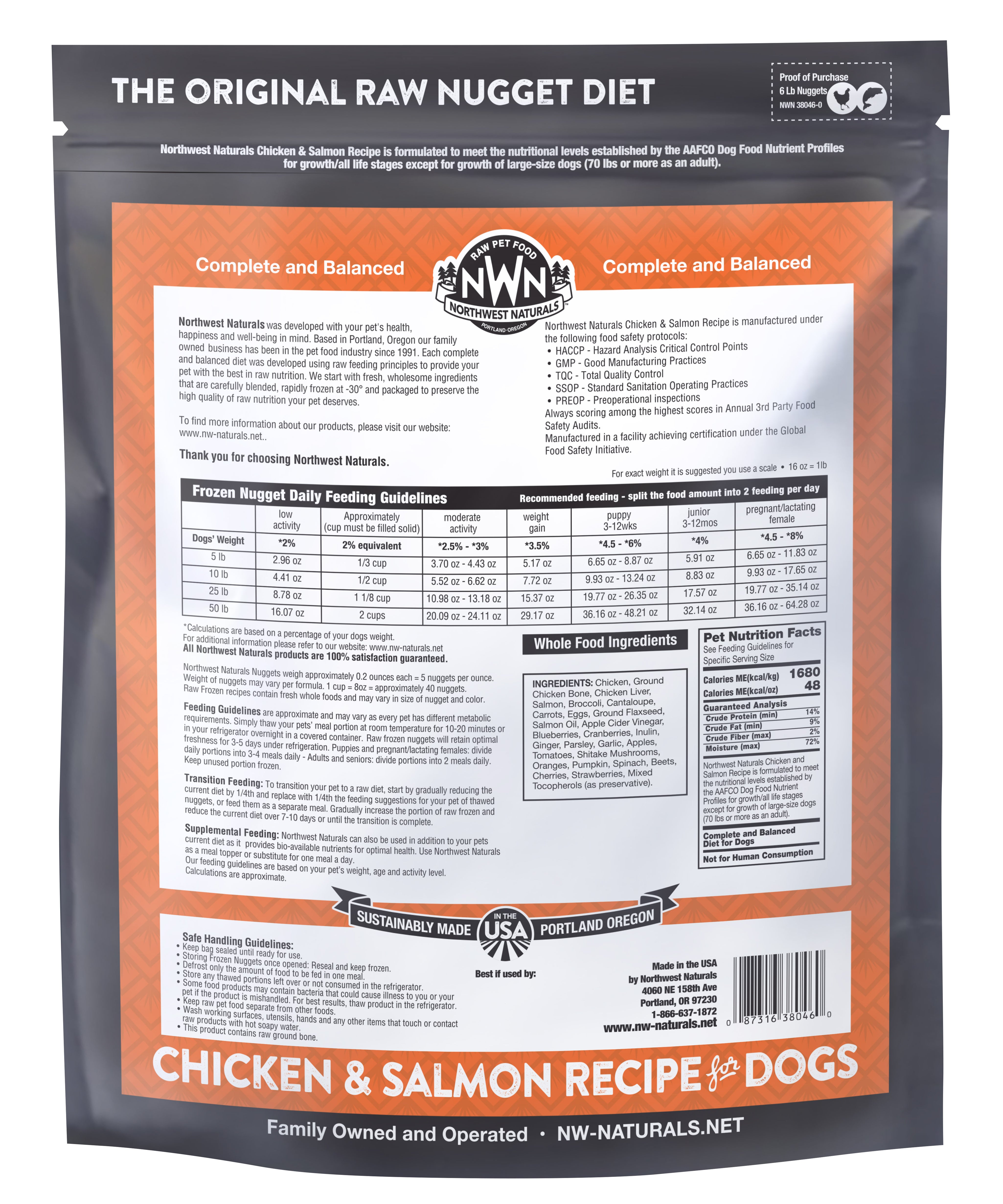 Northwest Naturals Raw Chicken & Salmon Nuggets