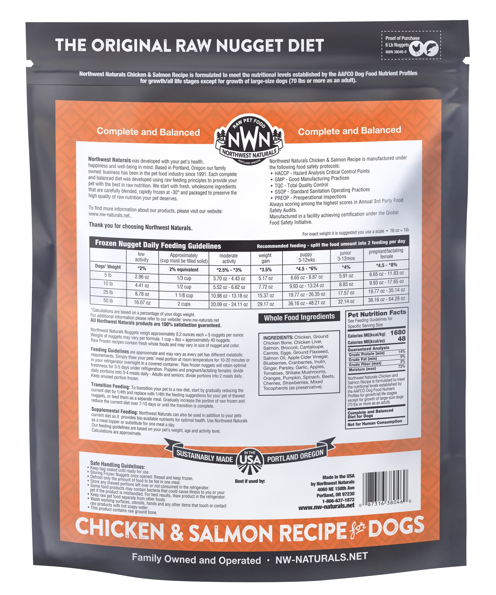 Northwest Naturals Raw Chicken & Salmon Nuggets