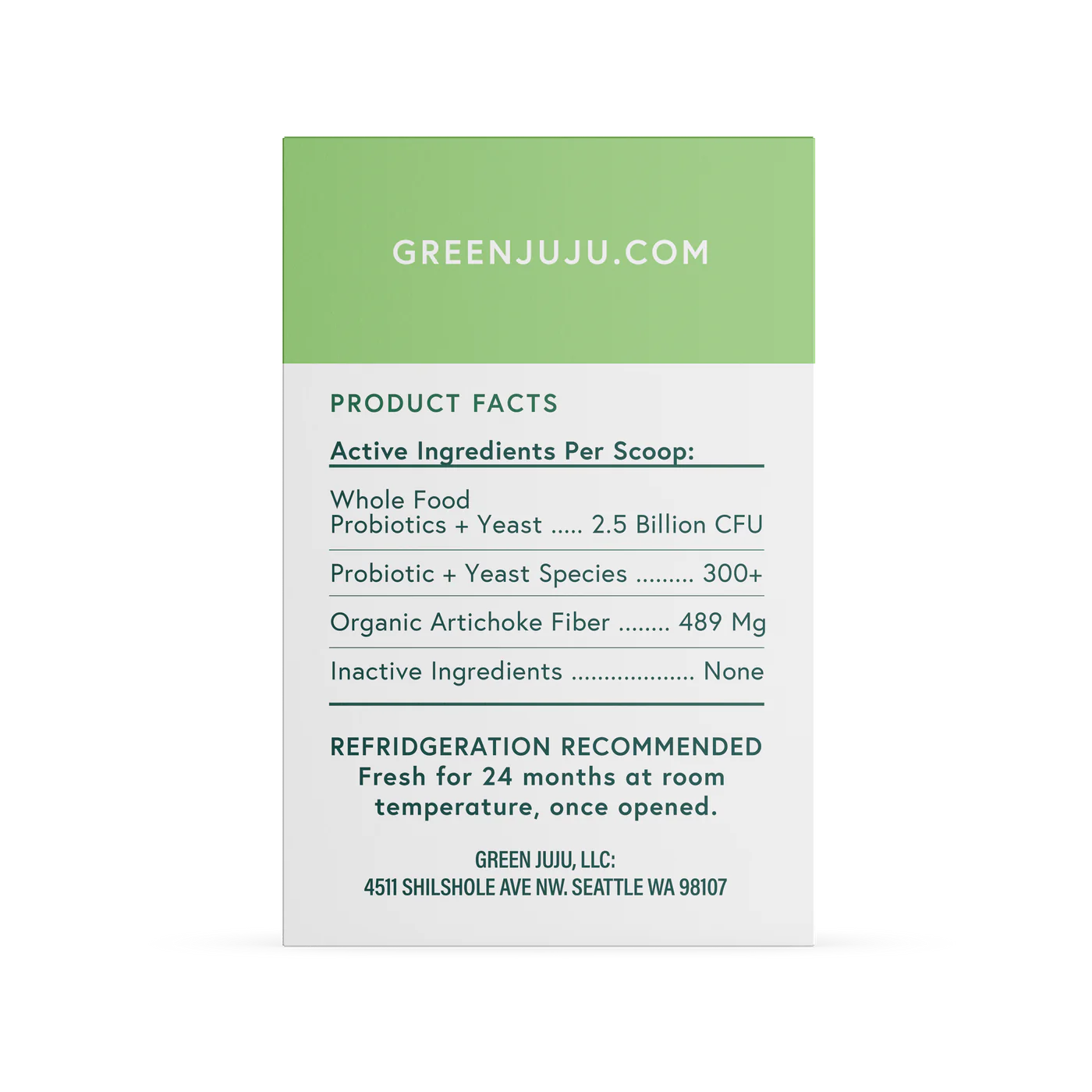 Green Juju Probiotics Leaf 30gr