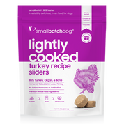 SmallBatch Frozen Lightly Cooked Dog Food Turkey