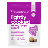 SmallBatch Frozen Lightly Cooked Dog Food Turkey