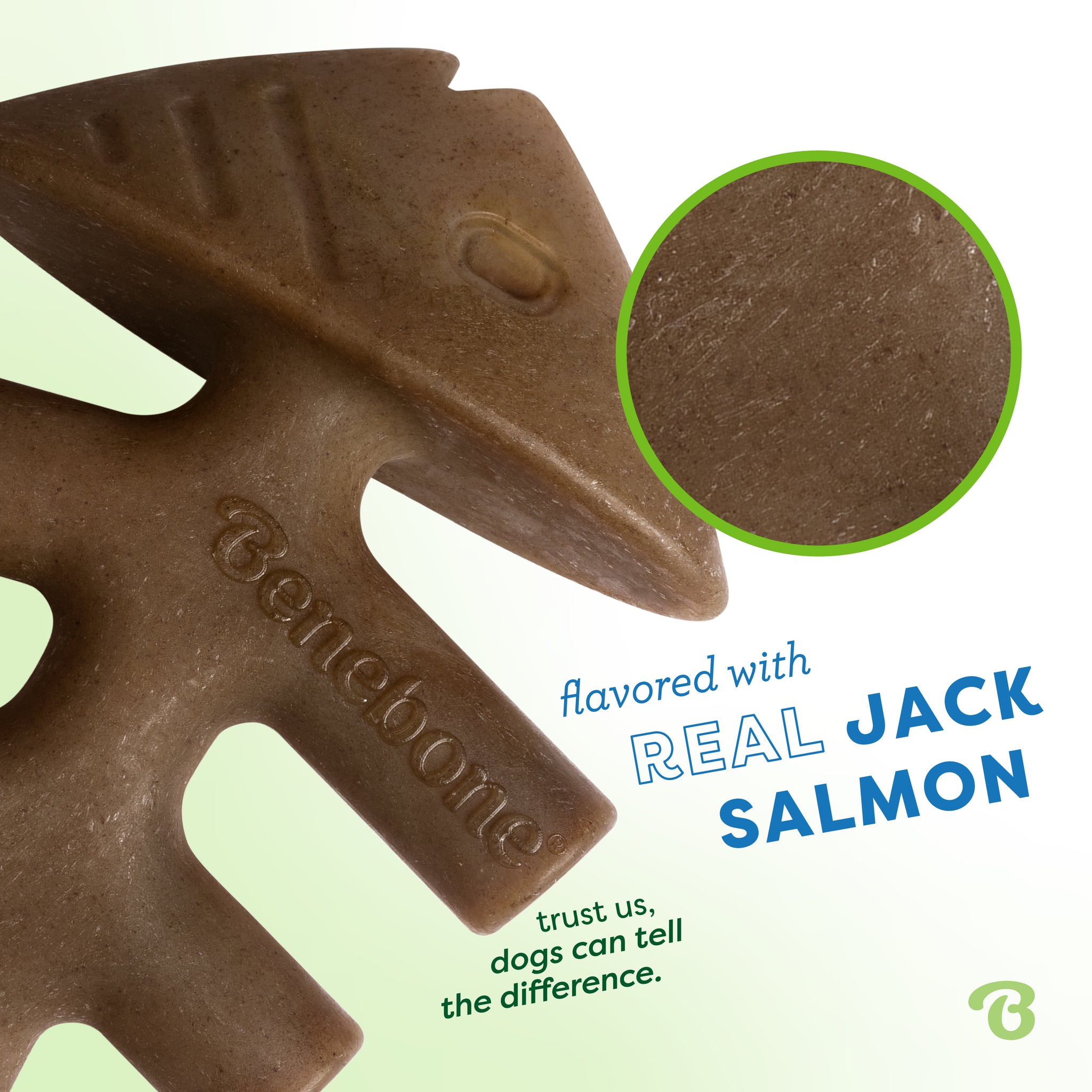 Benebone Dog Chew Fishbone Salmon