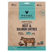 Vital Essentials Freeze Dried Soft NIBS Beef & Salmon 14oz