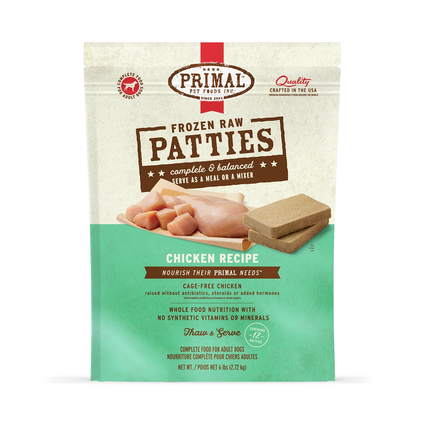 Primal Raw Dog Food Chicken