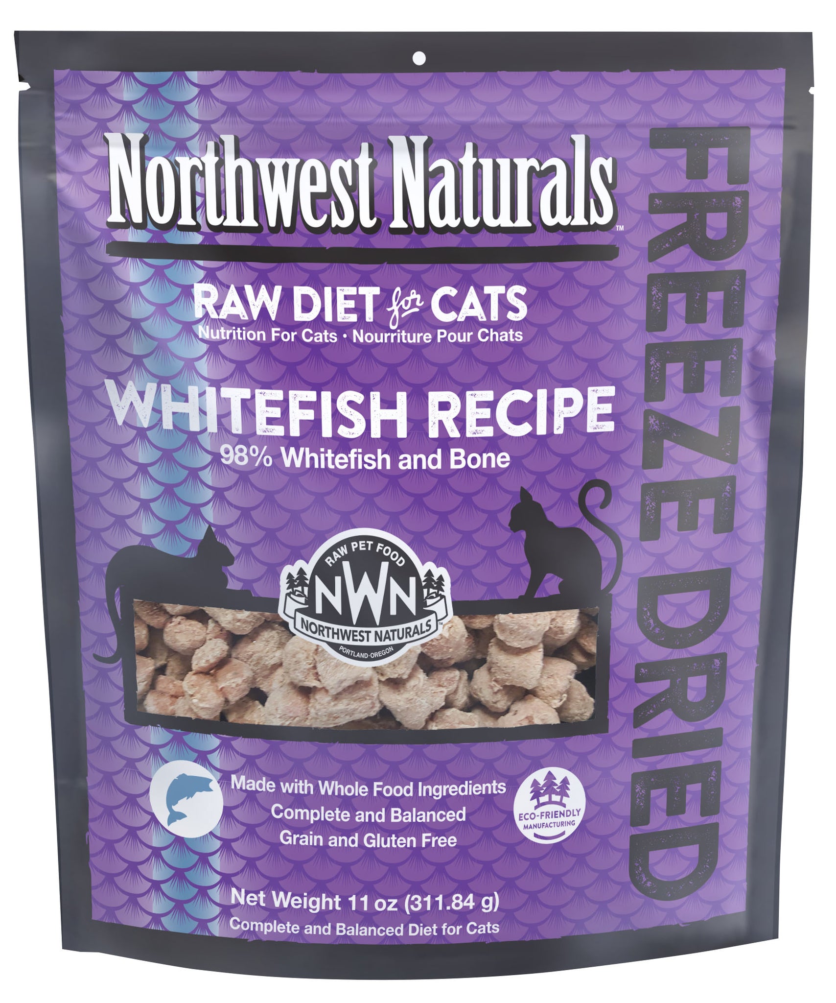 Northwest Naturals Freeze Dried Cat Food Whitefish