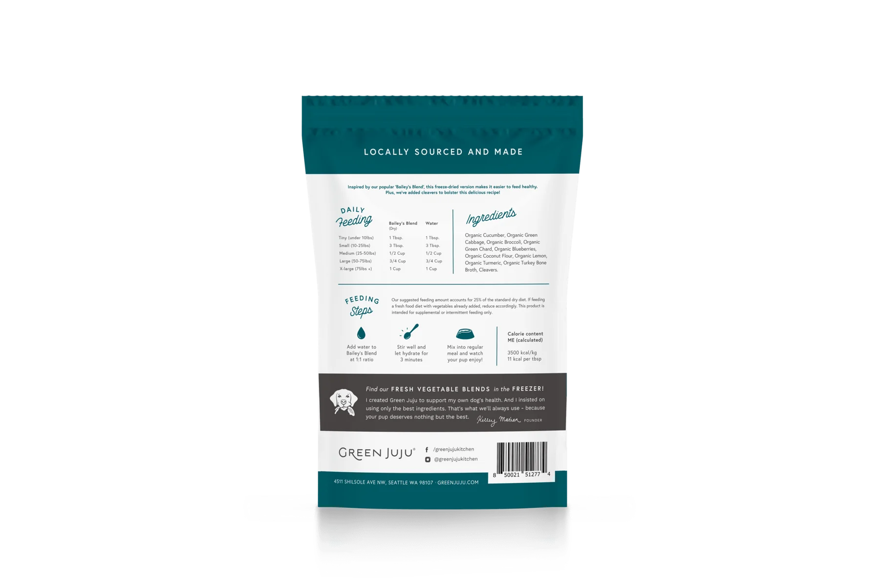 Green Juju Freeze Dried Baileys Blend