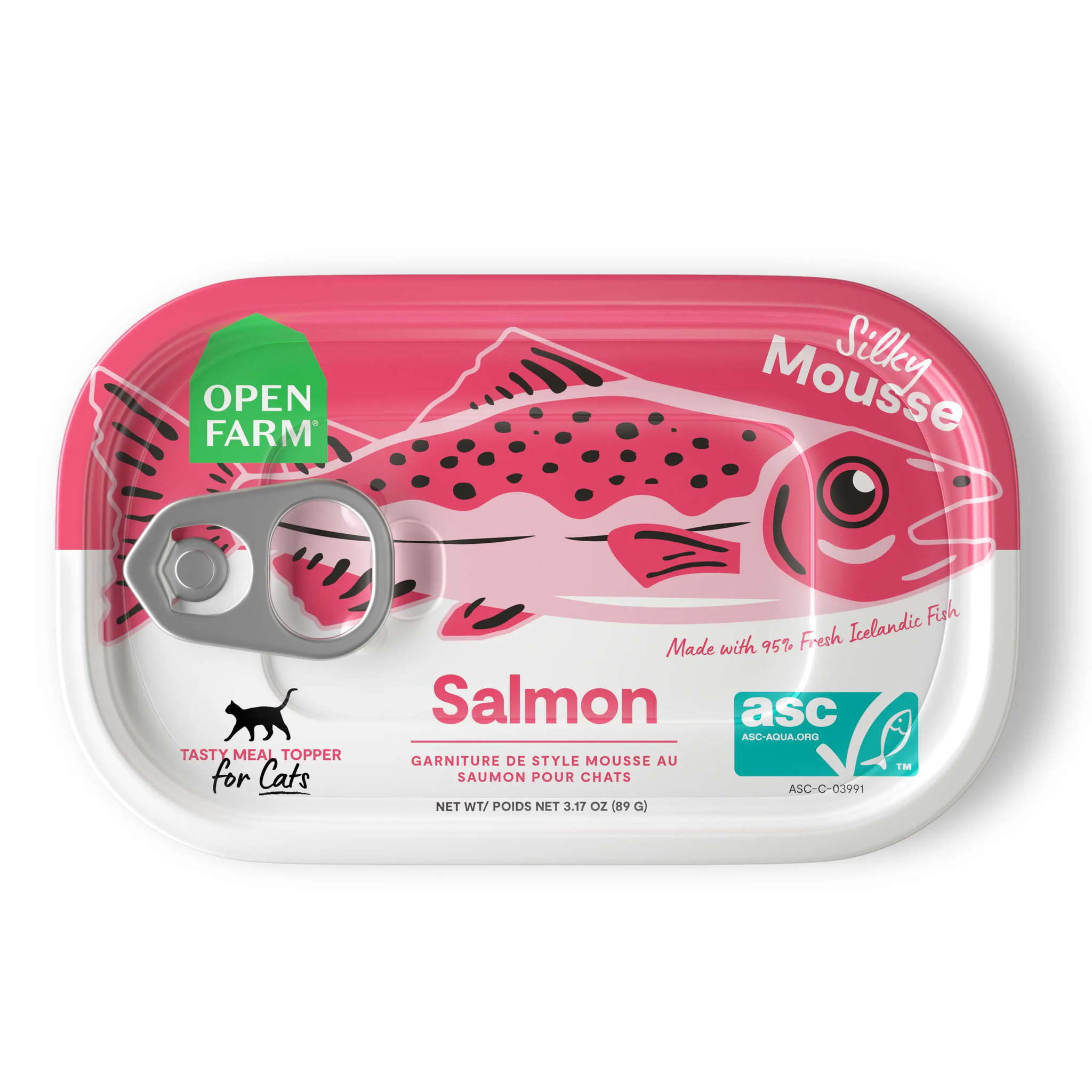 Open Farm Canned Cat Topper Salmon 3.17oz