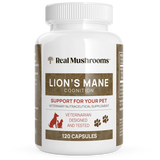 Real Mushrooms Organic Lions Mane Capsules 120ct