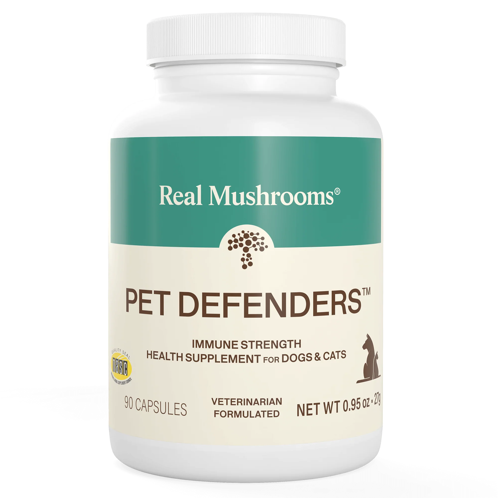 Real Mushrooms 5 Defenders Organic Mushroom Blend Capsules 90ct