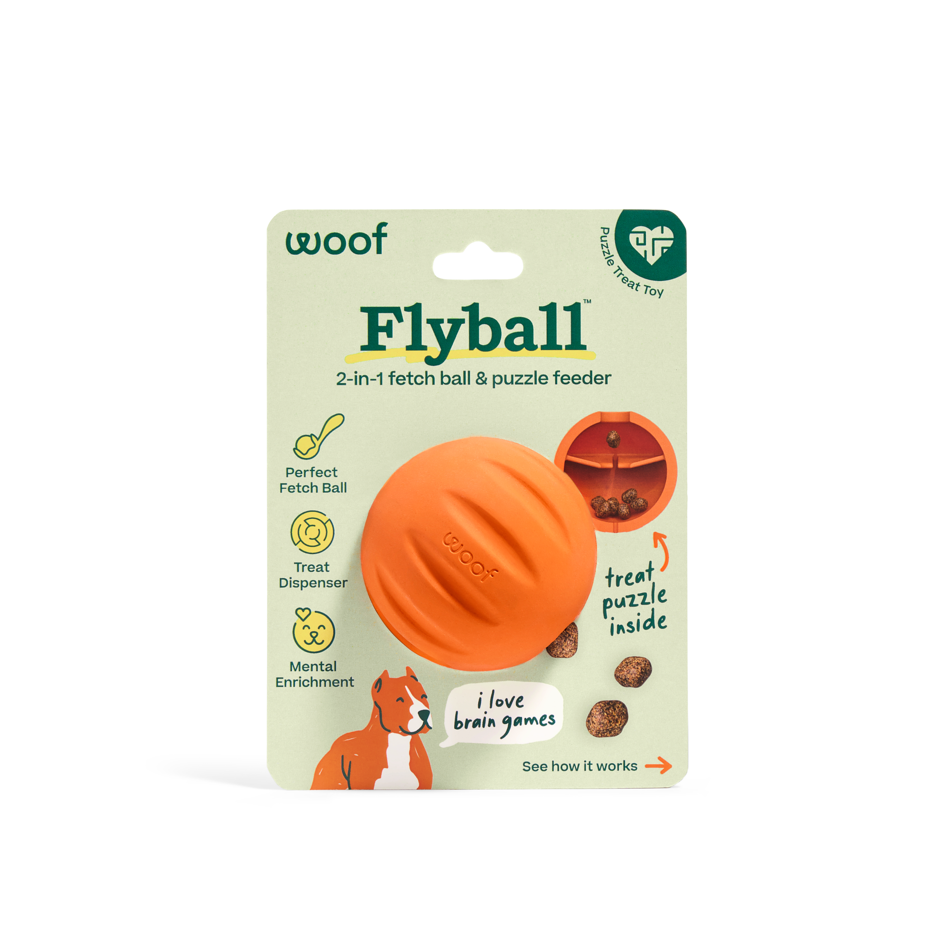 Woof Forager Flyball Orange