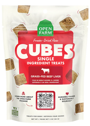 Open Farm Freeze Dried Raw Cubes Beef Liver 3oz