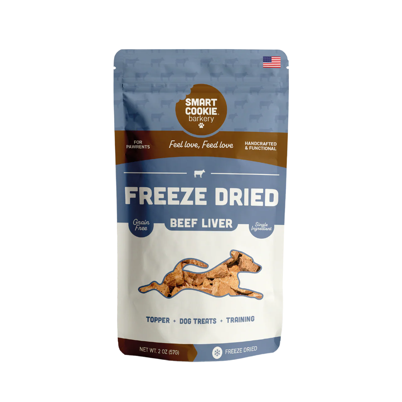 Smart Cookie Freeze Dried Beef Liver Bites 2oz
