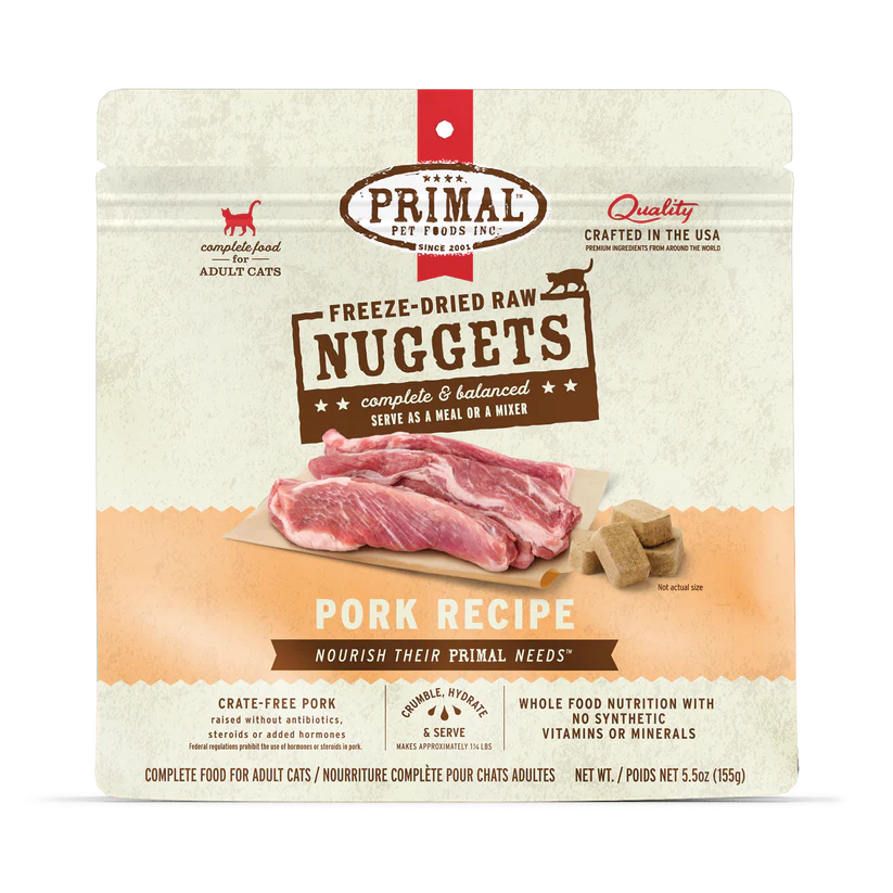 Primal Freeze Dried Cat Food Pork