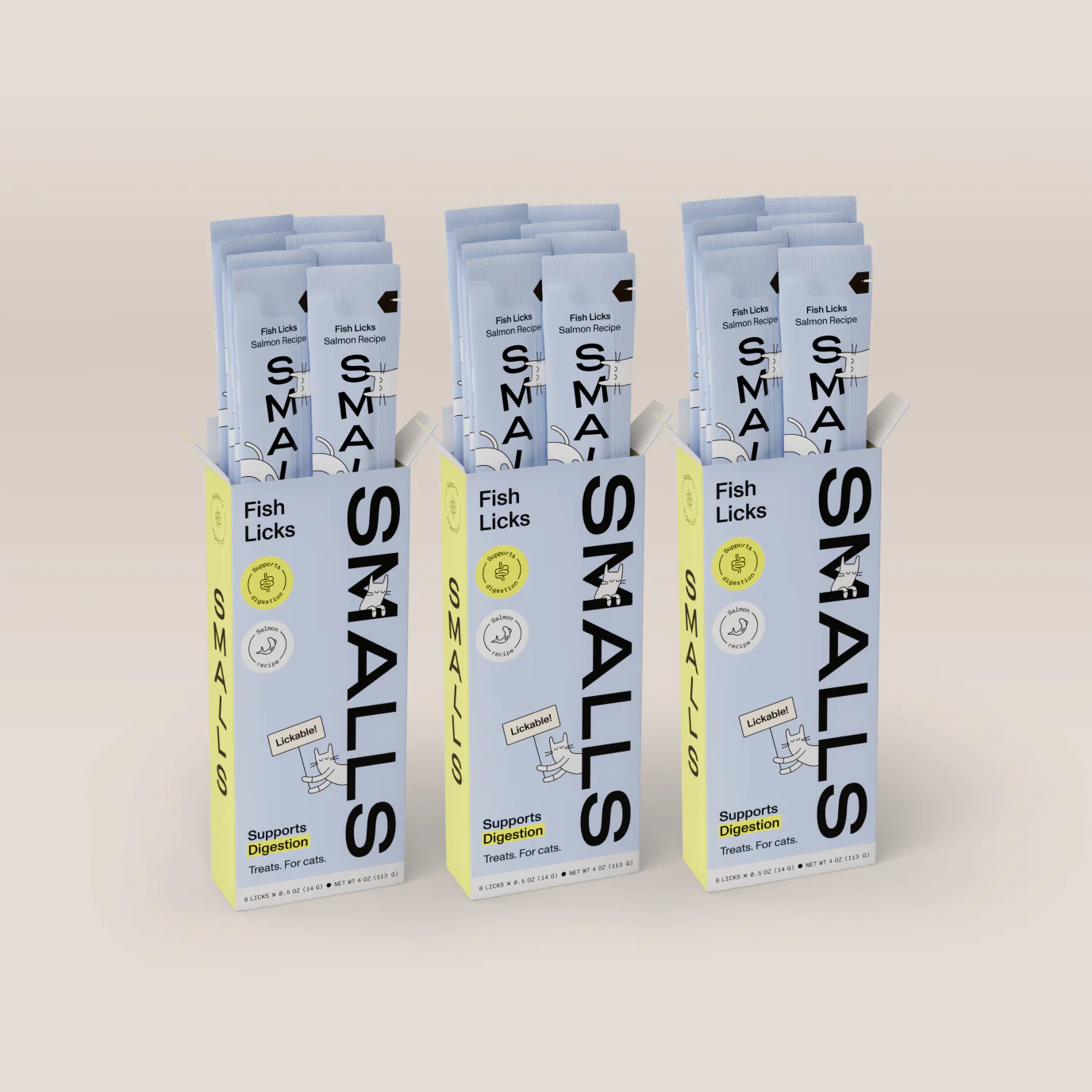 Smalls Fish Licks Salmon Recipe 6pk