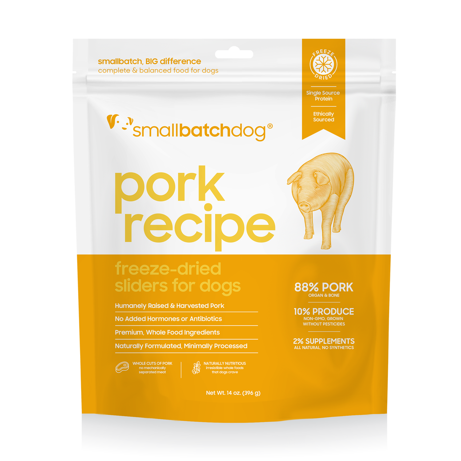 SmallBatch Freeze Dried Pork Sliders 14oz