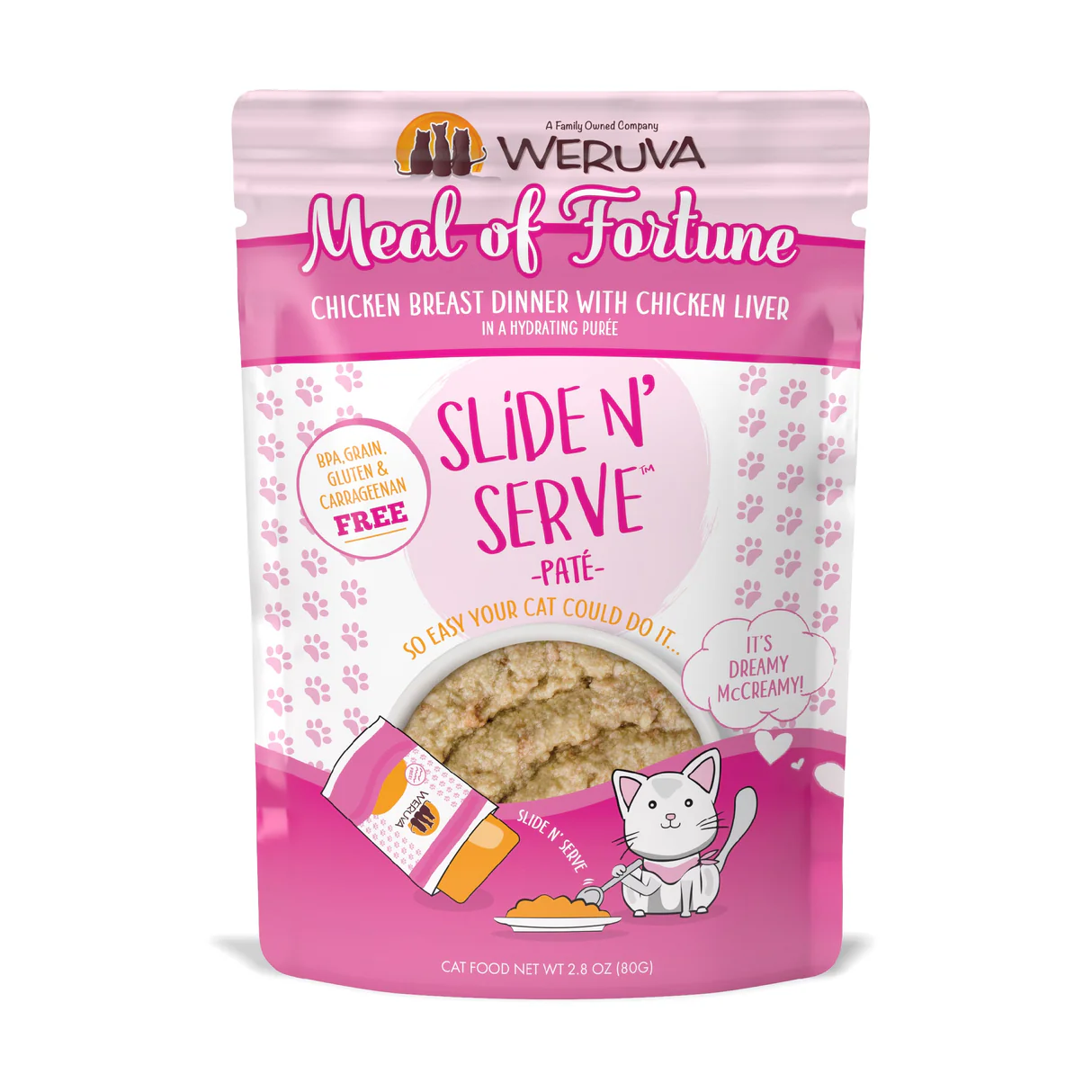 Weruva Cat Food Pouch Slide N' Serve Meal of Fortune