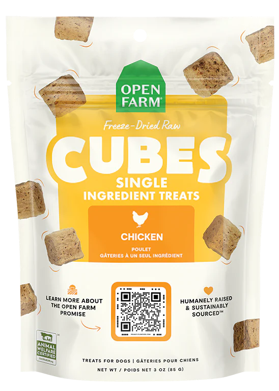 Open Farm Freeze Dried Raw Cubes Chicken 3oz