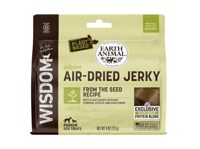 Earth Animal Wisdom Air-Dried From the Seed Recipe Jerky 4oz