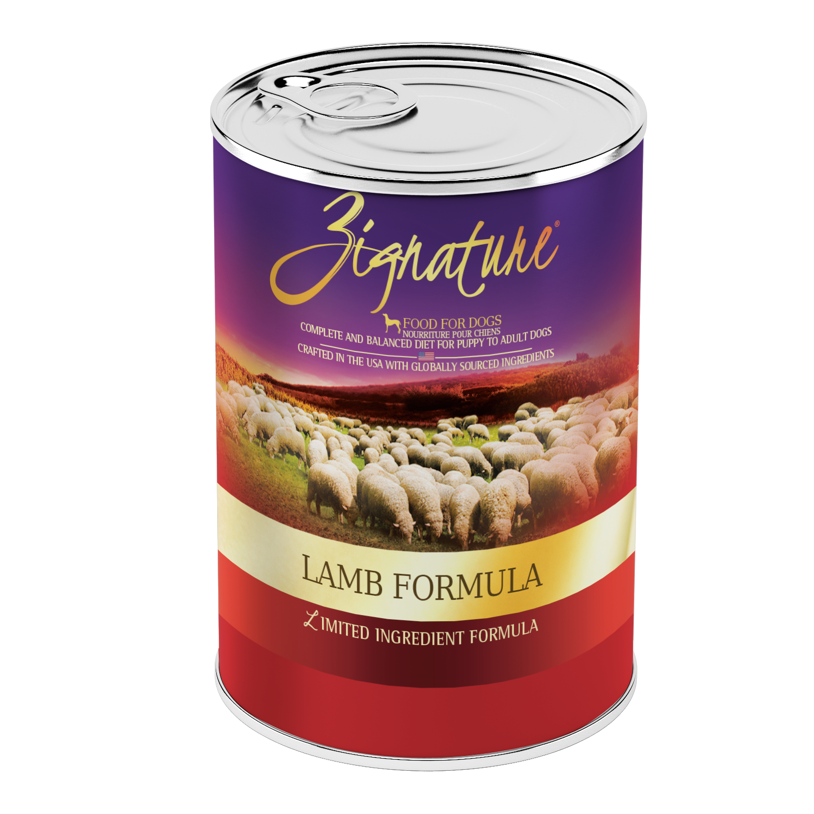 Zignature Canned Dog Food Lamb 13oz