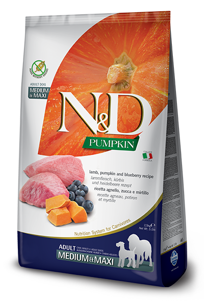 Farmina Dog Grain Free Lamb Pumpkin & Blueberry Medium & Maxi