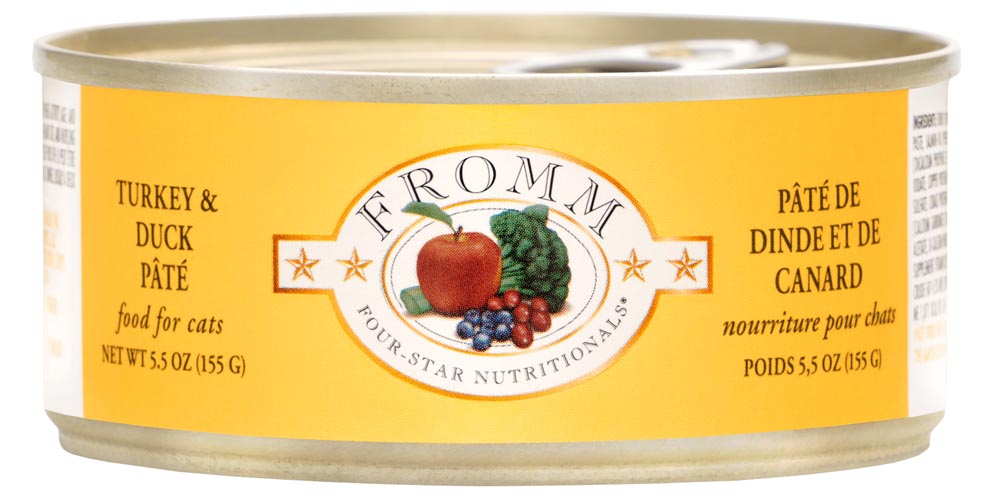 Fromm Canned Cat Food Turkey & Duck Pate 5.5oz