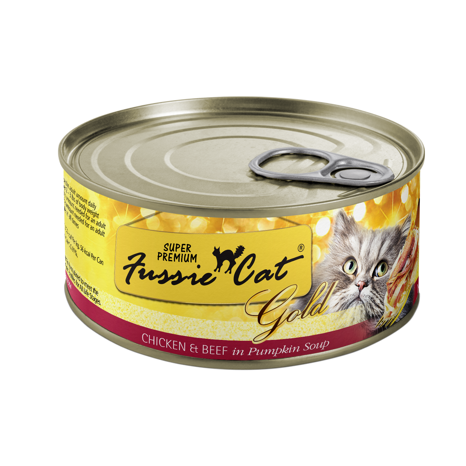 Fussie Cat Canned Cat Food Chicken & Beef 2.8oz