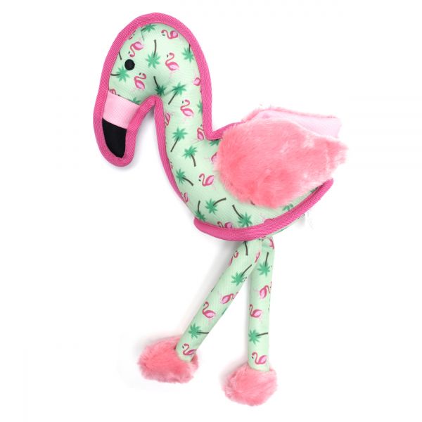 Worthy Dog Toy Flamingo Small