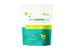 Small Batch Raw Dog Food Lamb Sliders 3lb