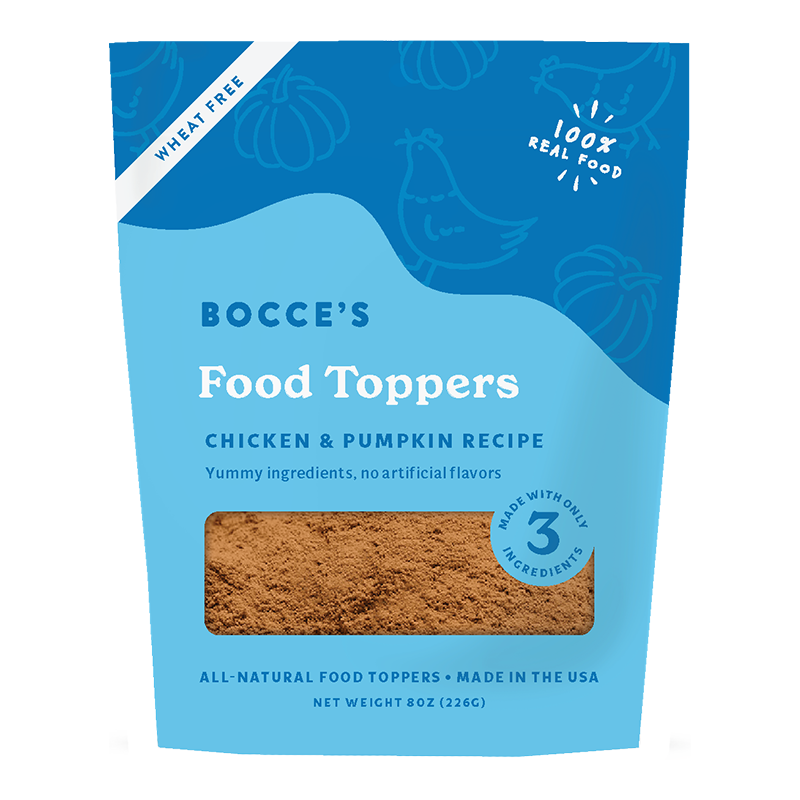 Bocce's Food Toppers Chicken & Pumpkin 8oz