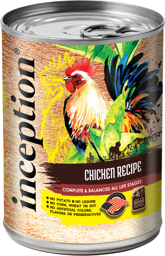 Inception Canned Dog Food Chicken 13oz