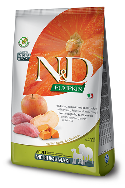 Farmina Dog Grain Free Wild Boar Pumpkin & Apple Medium & Maxi