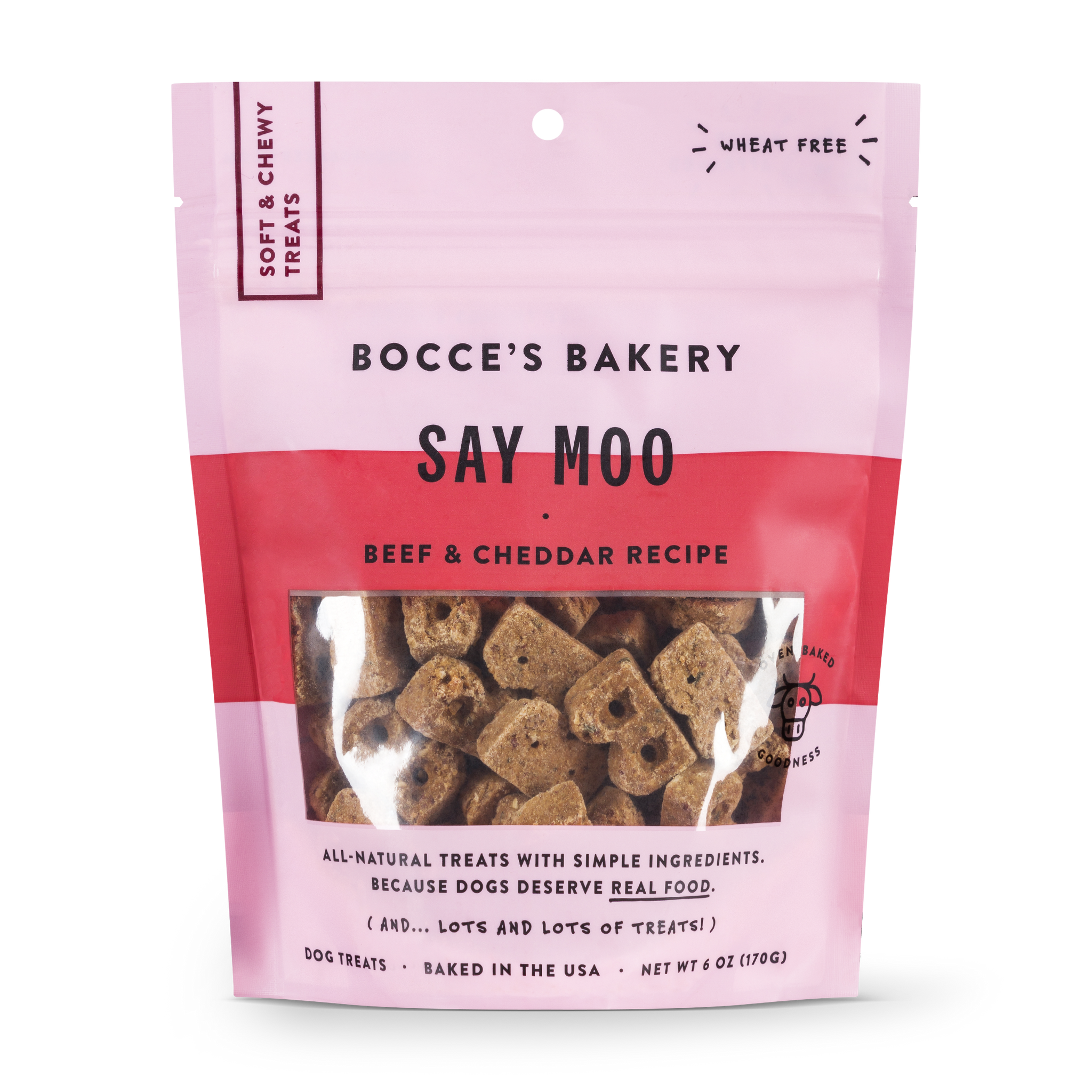 Bocce's Soft & Chewy Say Moo Recipe 6oz