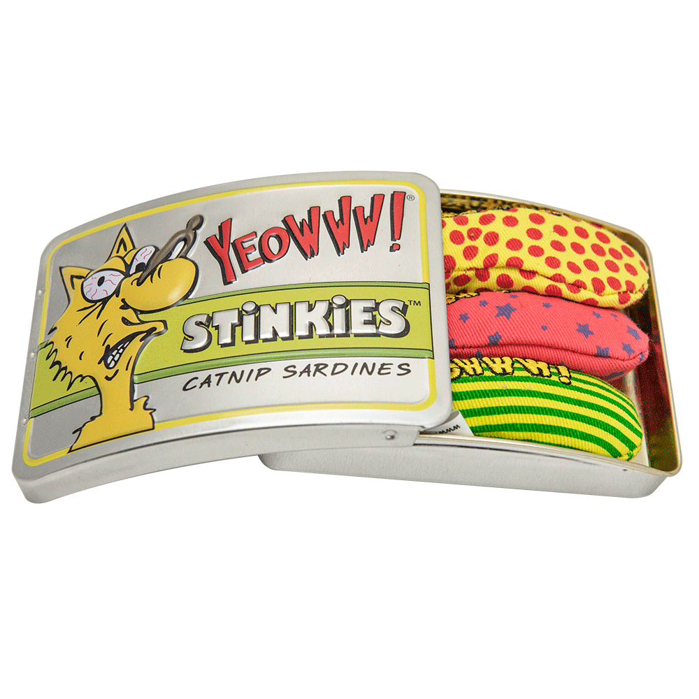 Yeowww Catnip Sardine Stinkies Toy 3pk