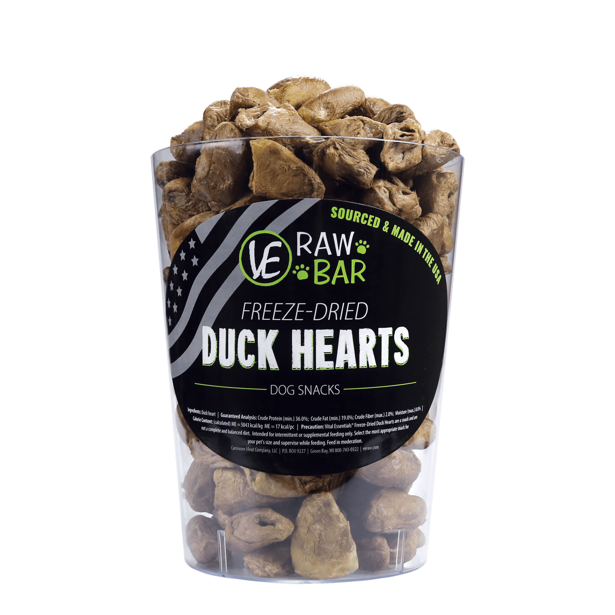 Vital Essentials Freeze Dried Duck Heart