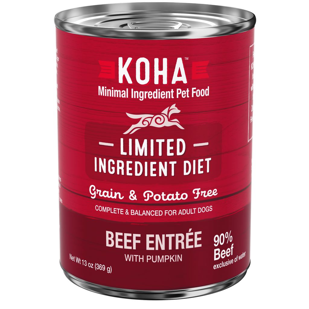 Koha Canned Dog Food Limited Ingredient Beef 13oz