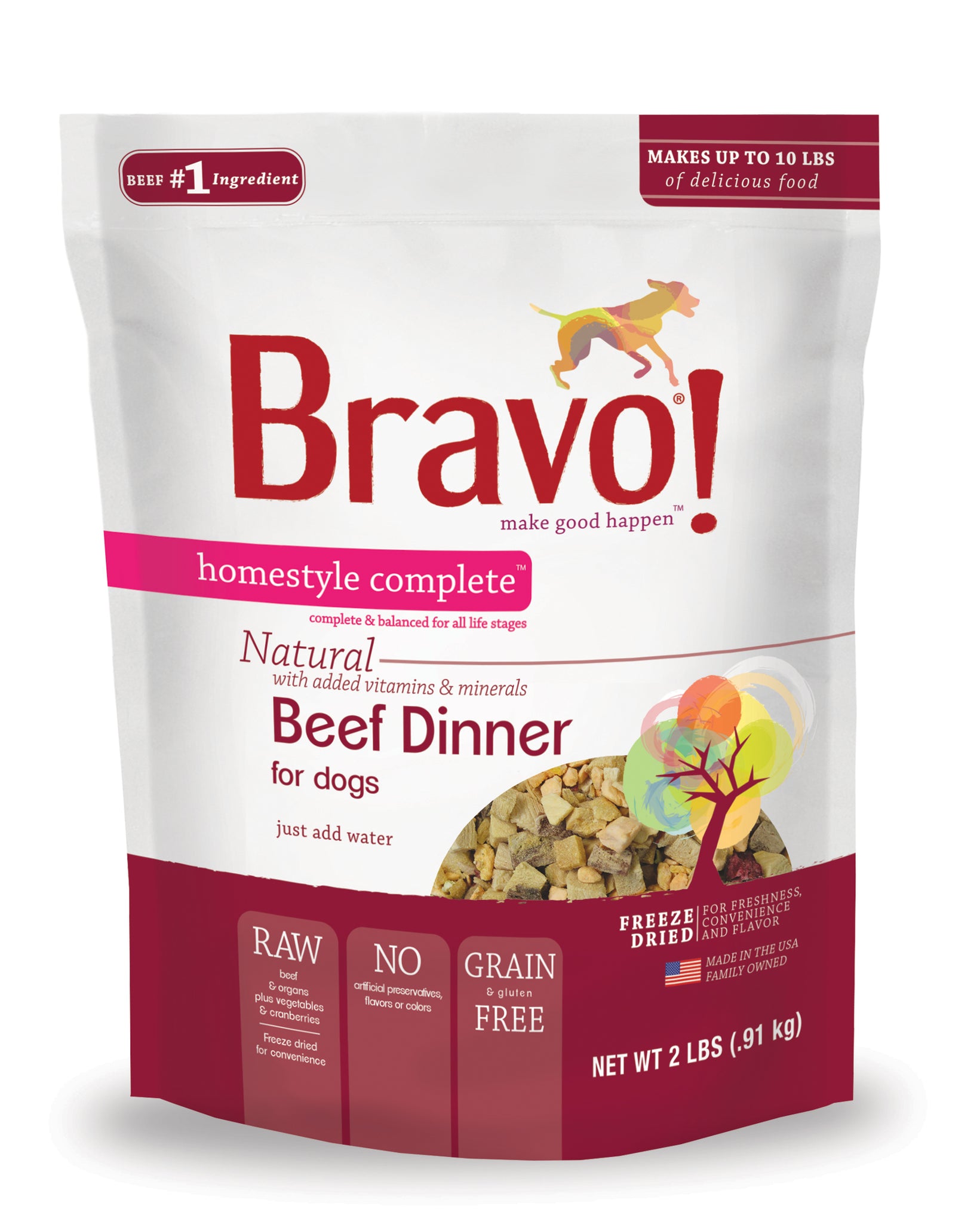 Bravo Freeze Dried Homestyle Beef Dinner