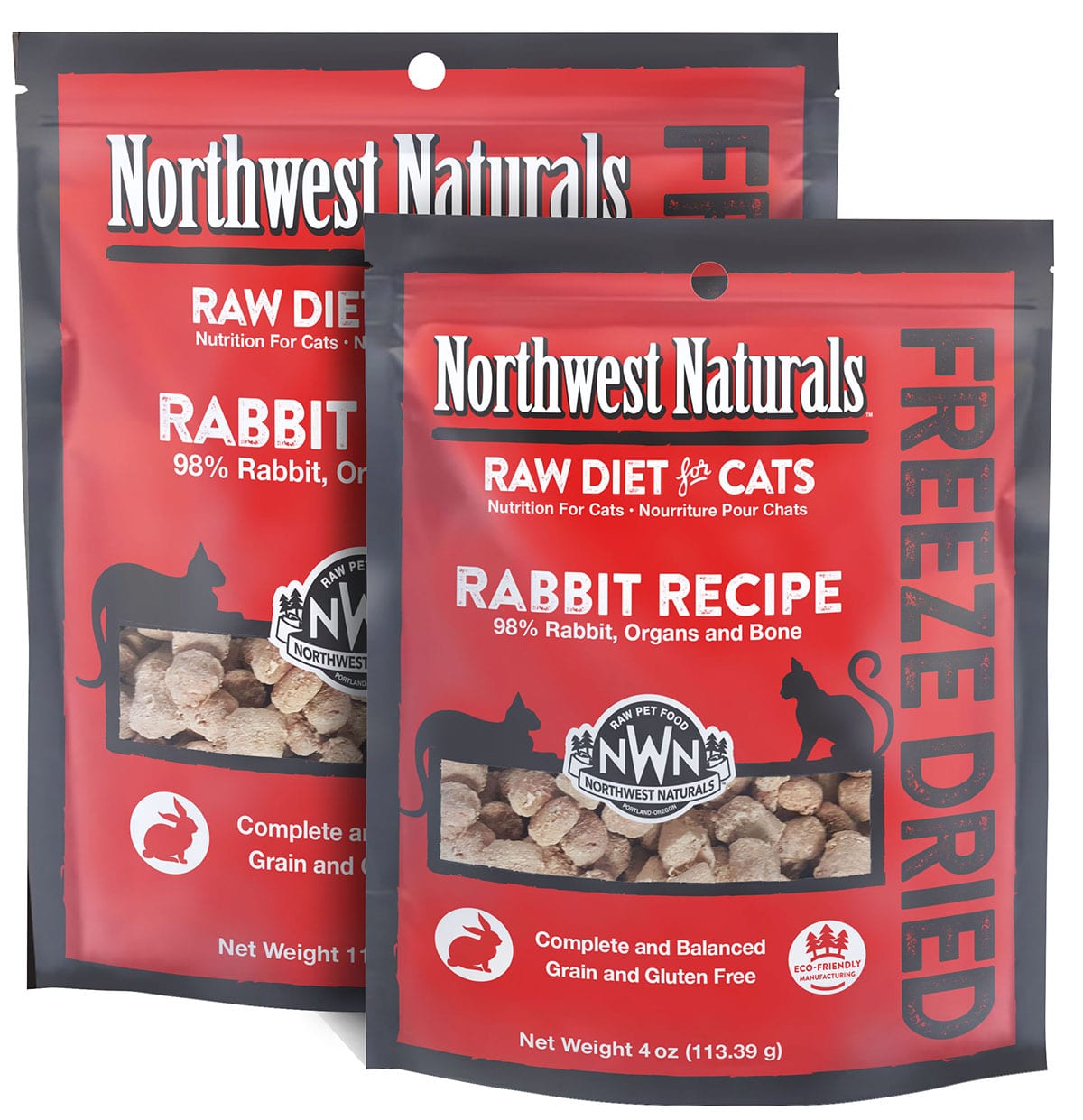 Northwest Naturals Freeze Dried Cat Food Rabbit
