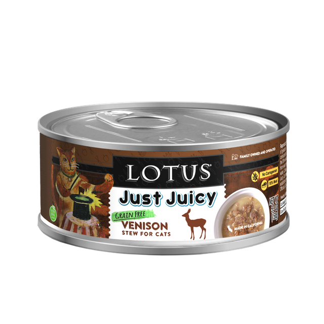 Lotus Canned Cat Food Just Juicy Venison Stew