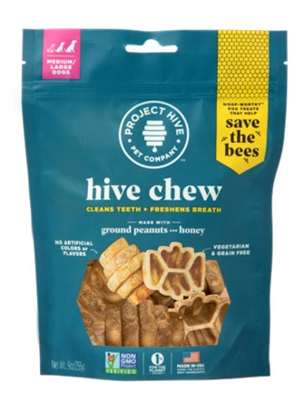 Project Hive Large Dog Hive Chew 8oz