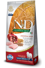 Farmina Dog Ancestral Grain Chicken & Pomegranate Med & Maxi 26.4lb
