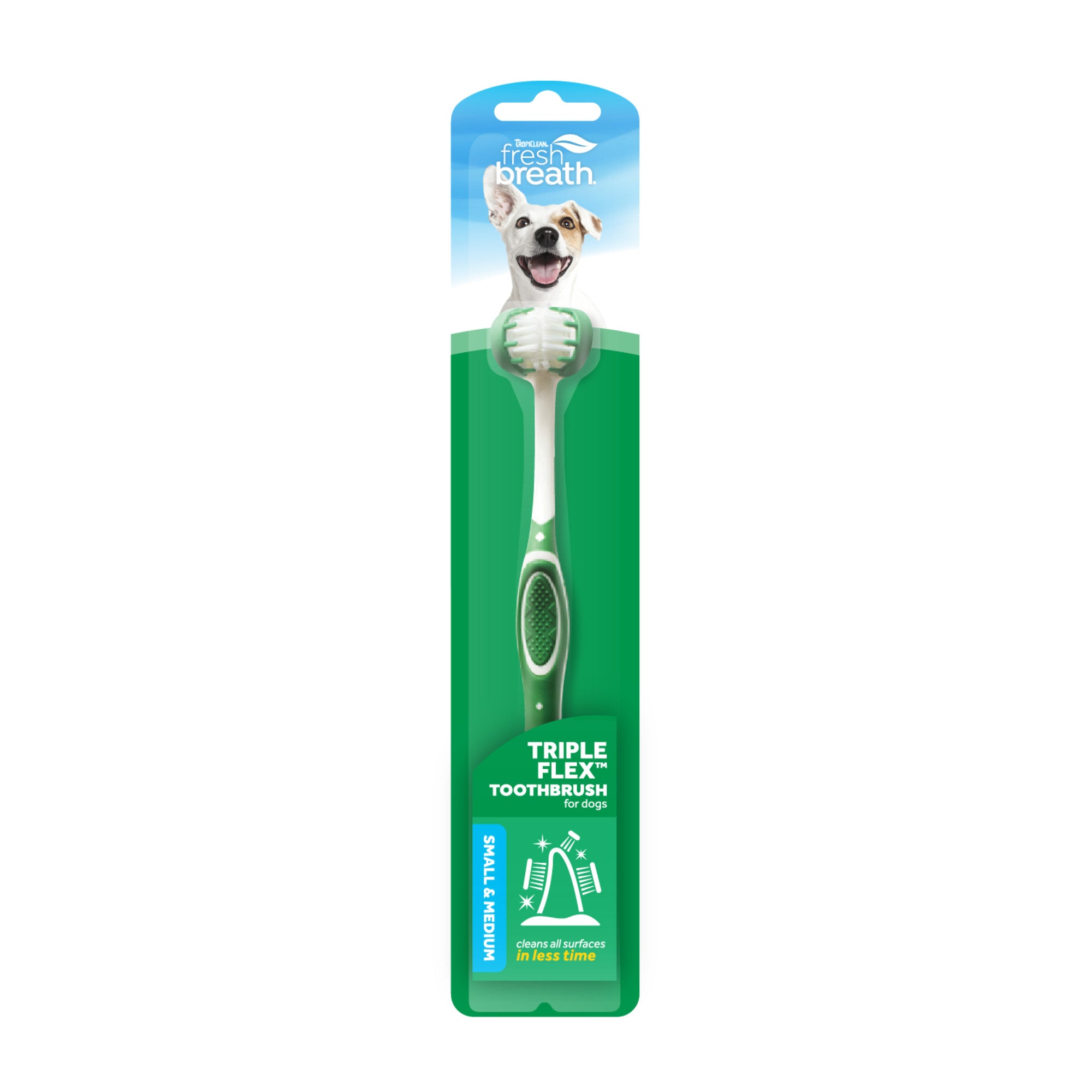 Tropiclean Triple Flex Toothbrush for Dogs