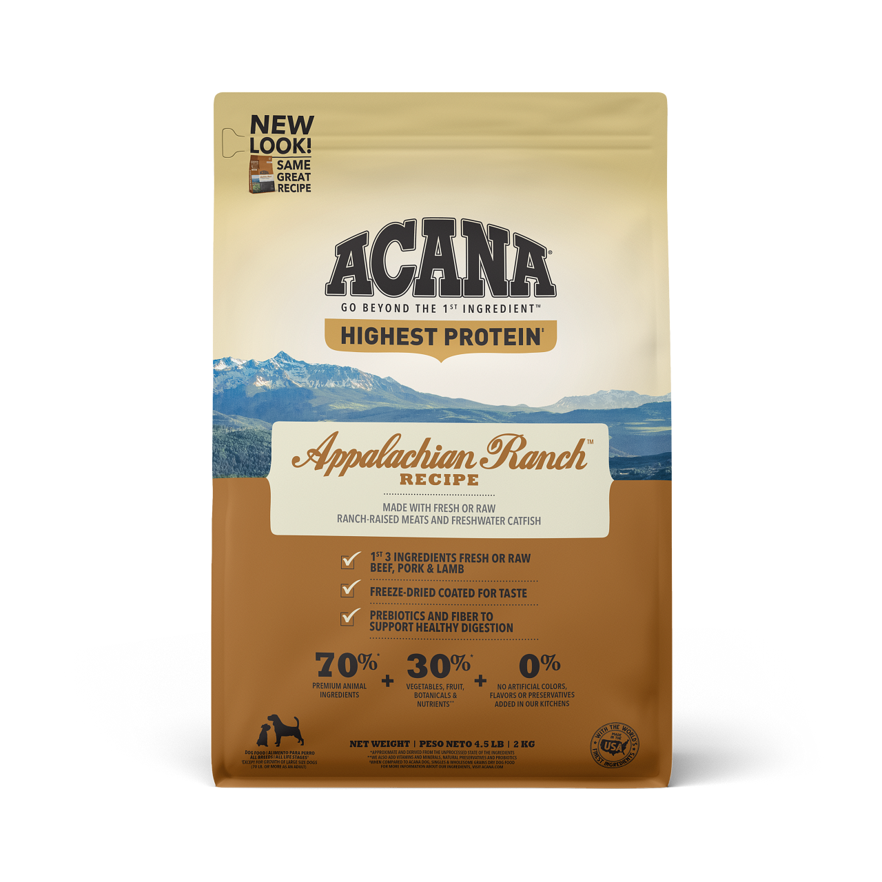Acana Dry Dog Food Highest Protein Appalachian Ranch
